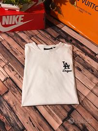 New Era t-shirt bianca taglia M