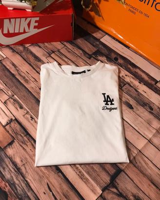 New Era t-shirt bianca taglia M