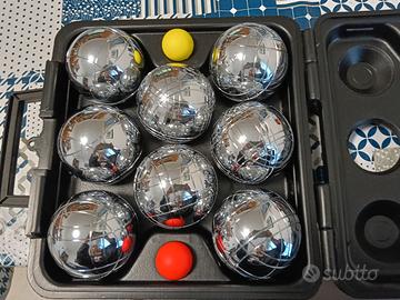 Set Bocce Petanque Obut 8 bocce + 2 pallini - con