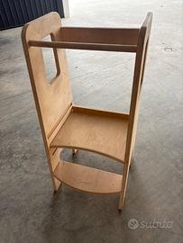Torre montessoriana - scaletta bambini legno