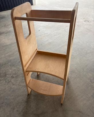 Torre montessoriana - scaletta bambini legno