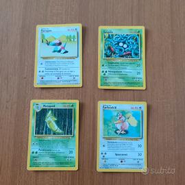 lotto carte Pokémon vintage base set italiano Pory