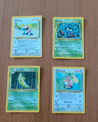 lotto carte Pokémon vintage base set italiano Pory