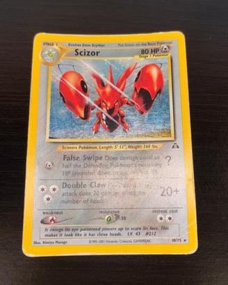 carta pokemon scizor