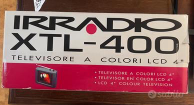 TV portatile vintage Irradio XTL-400 LCD 4”