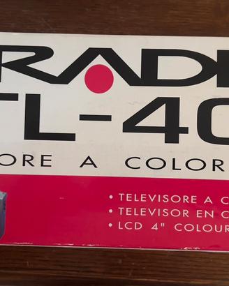 TV portatile vintage Irradio XTL-400 LCD 4”
