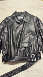 Chiodo in pelle morbida nappa nuovo_vintage