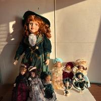 Bambole in porcellana vintage