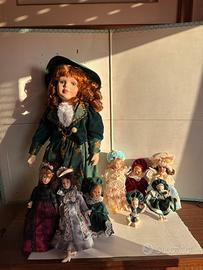Bambole in porcellana vintage