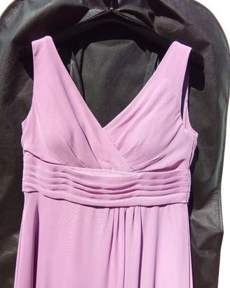 Abito da cerimonia donna colore rosa antico tg 44