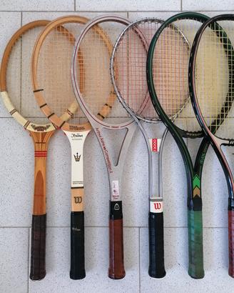 Racchette Tennis Raccolta Storica ed iconica