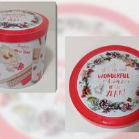 Barattolo di latta natalizio panettone Balocco