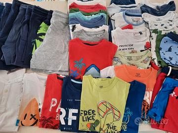 Lotto vestiti bambino TG.5/6 anni estate