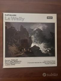 Cofanetto vinili opera lirica La Wally di Catalani