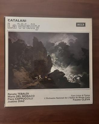 Cofanetto vinili opera lirica La Wally di Catalani