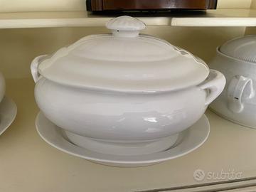 Zuppiera con vassoio