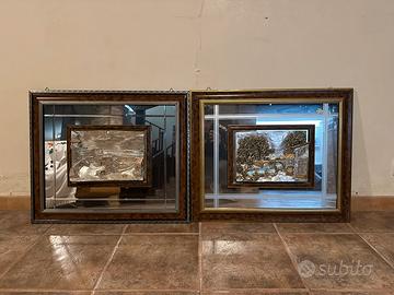 Quadro specchio rilievo paesaggio