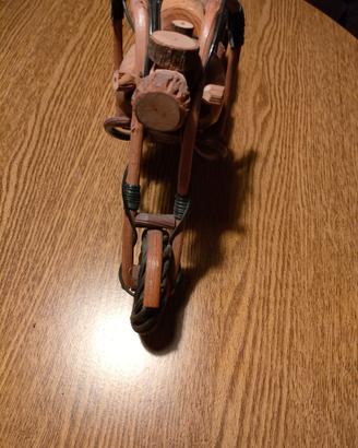 Modellino moto Legno