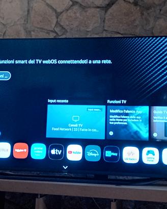 Televisore smart 55 pollici