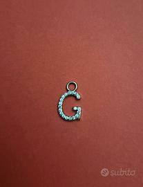 charm / ciondolo lettera G