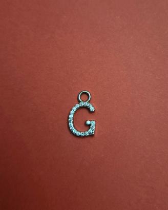charm / ciondolo lettera G