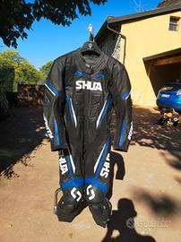 tuta moto 50 NUOVA!! intera in pelle