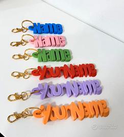 Portachiavi con nome o disegni