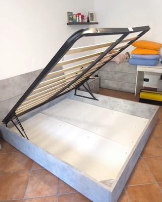 Letto matrimoniale contenitore