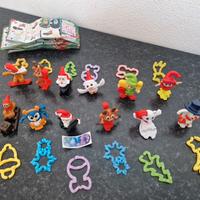 serie completa Kinder Natale 2024 con cartine