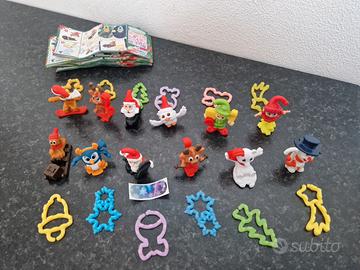 serie completa Kinder Natale 2024 con cartine