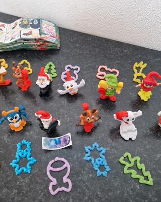 serie completa Kinder Natale 2024 con cartine