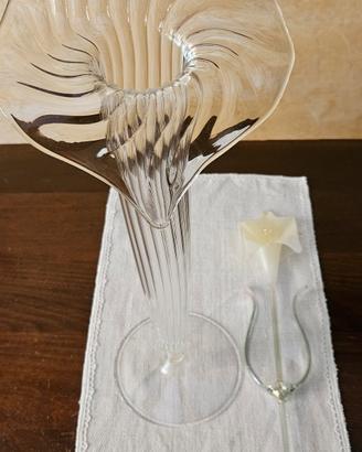 vaso a calice in vetro IVV