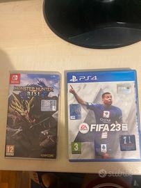 Fifa 23 e monster hanter rise