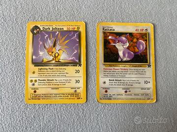 Coppia/Set Dark Jolteon + Rattata Team Rocket - EN