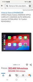 Phonocar VM 053 + sub attivo Macrom SW 1000