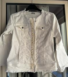 Lui jo giacca di jeans bianca, tg 40
