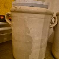 contenitore pugliese in ceramica smaltata