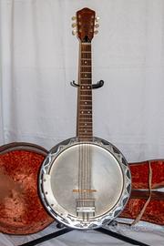 Chitarra Banjo 6 corde Framus 1965 raro