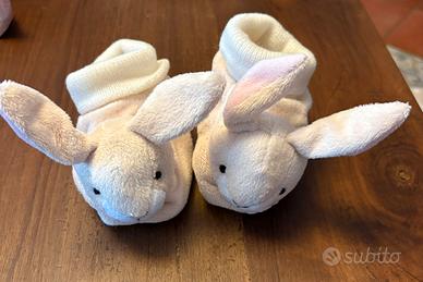 Scarpine neonata in tessuto