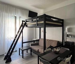 Letto matrimoniale soppalco Ikea STORA 140x200