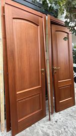 N. 2 porte da interno in legno + telai