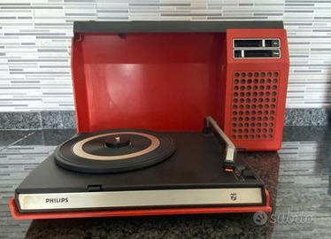 Giradischi portatile vintage Philips 423 - Audio/Video In vendita a Caserta
