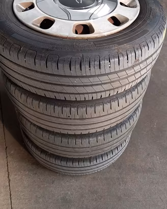 4 ruote complete fiat 500
