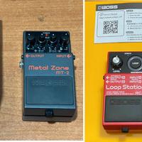 Boss effetti a pedale Distorsore + Loop Station