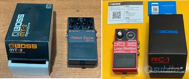 Boss effetti a pedale Distorsore + Loop Station