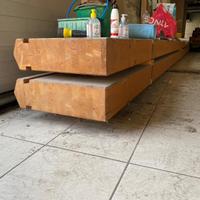 Trave legno lamellare per tetto