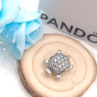 Charm originale pandora tartaruga in Pavè 