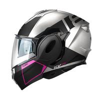 Casco Kappa flip back KV55 BASIC grigio rosa