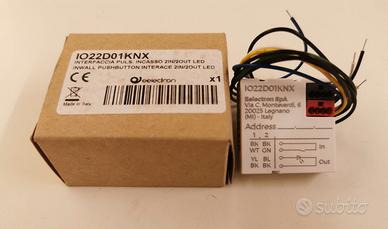 ELECTRON IO22D01KNX - Modulo 2 Ingressi / 2 uscite