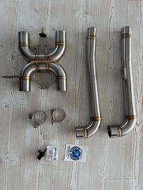 Kit X-Pipe + raccordI - Nuovo- Bonneville T120